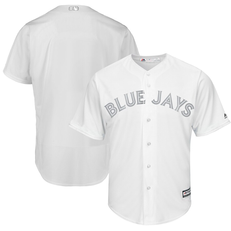 Customized Men Toronto Blue Jays white blank MLB Jersey->chicago white sox->MLB Jersey